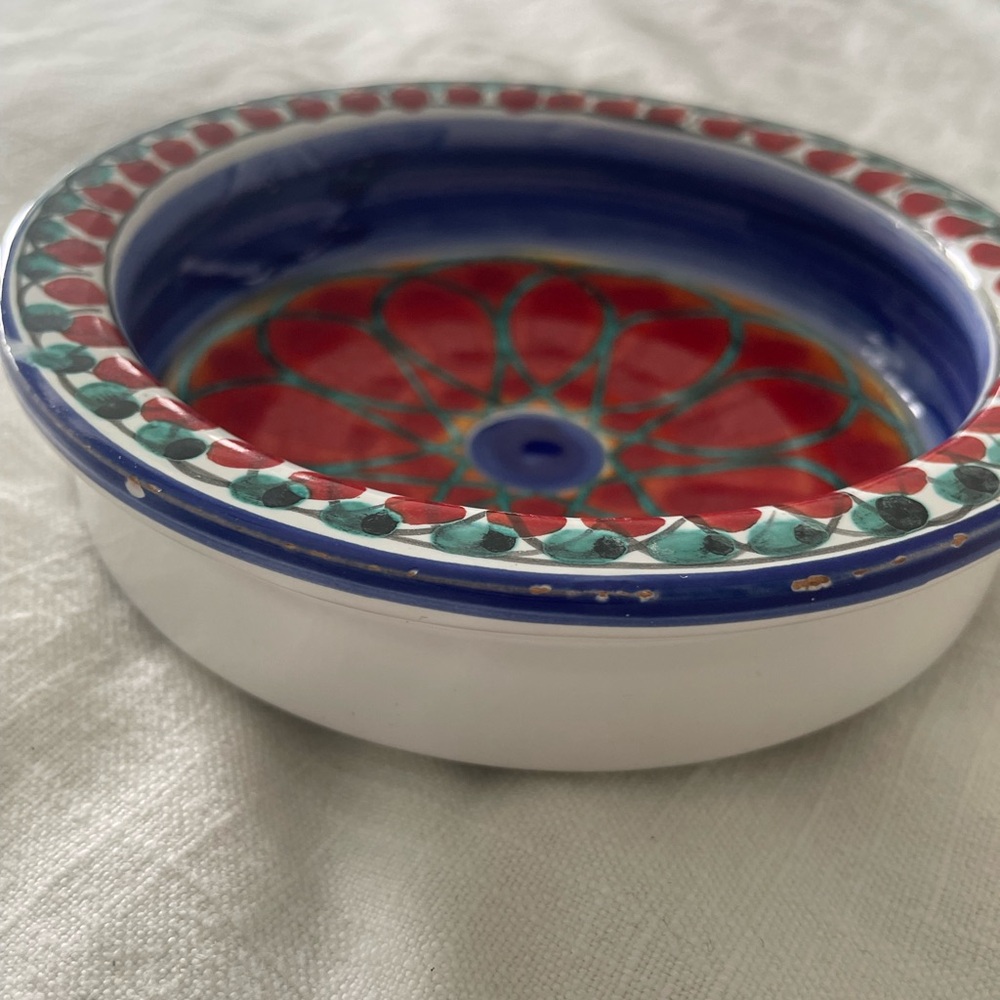 Arte D’Italia Sicilian hand painted ceramic bowl. Allegria vintage collectible - Picture 3 of 8